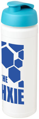 Бутылка спортивная Baseline Plus grip , цвет белый, аква - 21007405- Фото №2