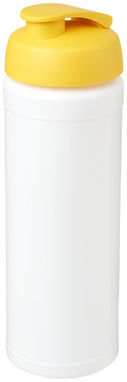 Пляшка спортивна Baseline Plus grip , колір білий, жовтий - 21007410- Фото №1