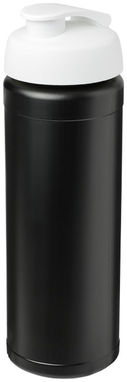 Бутылка спортивная Baseline Plus grip , цвет сплошной черный, белый - 21007412- Фото №1