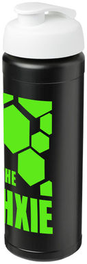Бутылка спортивная Baseline Plus grip , цвет сплошной черный, белый - 21007412- Фото №2