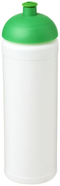 Пляшка спортивна Baseline Plus grip , колір білий, зелений - 21007506- Фото №1