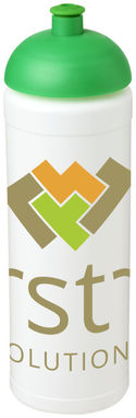 Пляшка спортивна Baseline Plus grip , колір білий, зелений - 21007506- Фото №2