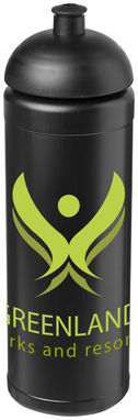 Пляшка спортивна Baseline Plus grip , колір суцільний чорний - 21007511- Фото №2