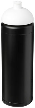 Пляшка спортивна Baseline Plus grip , колір суцільний чорний, білий - 21007512- Фото №1