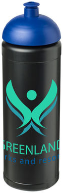 Пляшка спортивна Baseline Plus grip , колір суцільний чорний, синій - 21007513- Фото №2