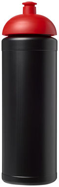 Бутылка спортивная Baseline Plus grip , цвет сплошной черный, красный - 21007514- Фото №3