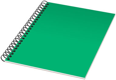 Блокнот Rothko  А4, колір зелений, суцільний чорний - 21242132- Фото №1