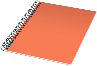 Блокнот Rothko  А4, колір помаранчевий, суцільний чорний - 21242152- Фото №1