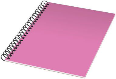 Блокнот Rothko  А4, колір рожевий, суцільний чорний - 21242162- Фото №1