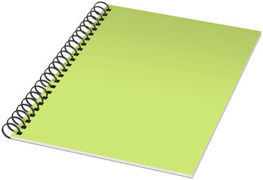 Блокнот Rothko  А4, колір матовий зелений, суцільний чорний - 21242222- Фото №1