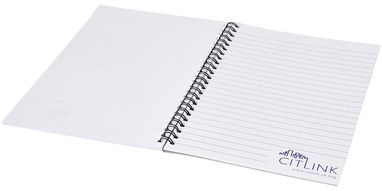 Блокнот Desk-Mate  А5, колір білий, суцільний чорний - 21251012- Фото №4