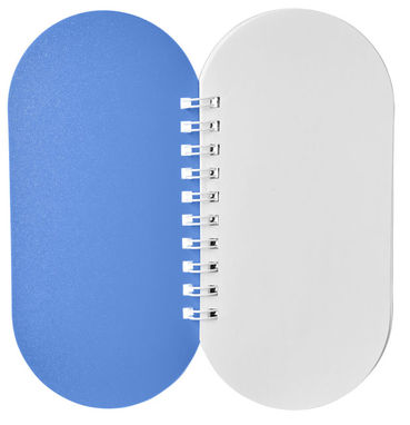 Блокнот Capsule, цвет матовый синий, белый - 21269020- Фото №2