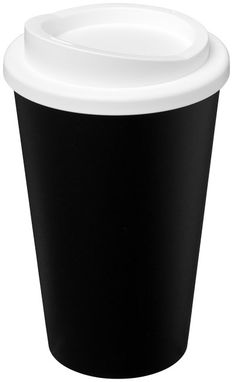 Термокружка Americano , цвет сплошной черный, белый - 21000101- Фото №1