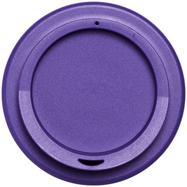 Термокружка Americano , колір суцільний чорний, пурпурний - 21000106- Фото №4