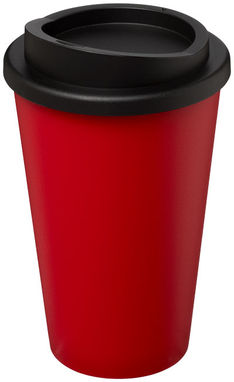 Термокружка Americano , колір червоний, суцільний чорний - 21000116- Фото №1
