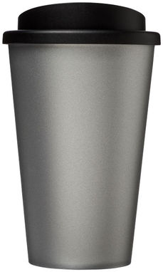 Термокружка Americano , колір сріблястий, суцільний чорний - 21000124- Фото №3
