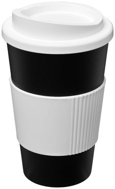 Термокружка Americano , колір суцільний чорний, білий - 21000201- Фото №1