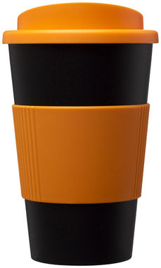 Термокружка Americano , цвет сплошной черный, оранжевый - 21000205- Фото №3