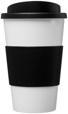 Термокружка Americano , цвет белый, сплошной черный - 21000208- Фото №3