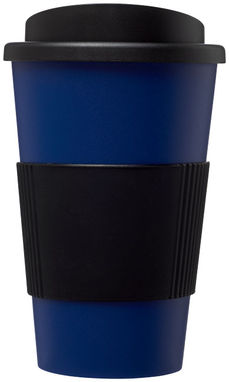 Термокружка Americano , цвет синий, сплошной черный - 21000214- Фото №3
