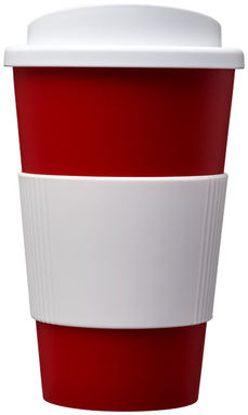 Термокружка Americano , цвет красный, белый - 21000217- Фото №3