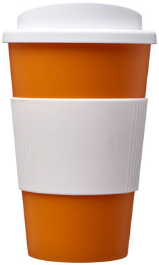 Термокружка Americano , колір помаранчевий, білий - 21000223- Фото №3