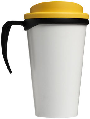 Термокружка Brite-Americano grande, цвет сплошной черный, желтый - 21000623- Фото №4
