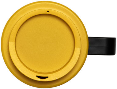 Термокружка Brite-Americano grande, цвет сплошной черный, желтый - 21000623- Фото №5