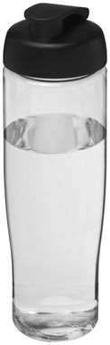 Бутылка спортивная H2O Tempo , цвет прозрачный, сплошной черный - 21004000- Фото №1