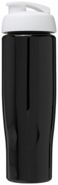 Пляшка спортивна H2O Tempo , колір суцільний чорний, білий - 21004012- Фото №3