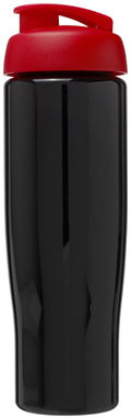 Пляшка спортивна H2O Tempo , колір суцільний чорний, червоний - 21004014- Фото №3