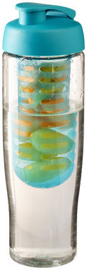 Бутылка спортивная H2O Tempo , цвет прозрачный, цвет морской волны - 21004104- Фото №1