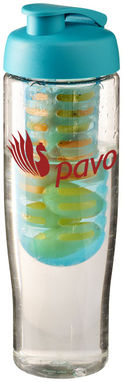 Бутылка спортивная H2O Tempo , цвет прозрачный, цвет морской волны - 21004104- Фото №2