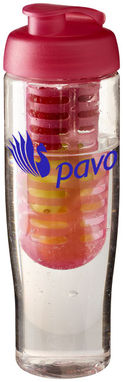 Пляшка спортивна H2O Tempo , колір прозорий, рожевий - 21004106- Фото №2