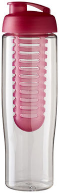 Бутылка спортивная H2O Tempo , цвет прозрачный, розовый - 21004106- Фото №3