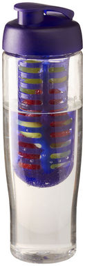 Пляшка спортивна H2O Tempo , колір прозорий, пурпурний - 21004107- Фото №1