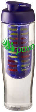 Пляшка спортивна H2O Tempo , колір прозорий, пурпурний - 21004107- Фото №2