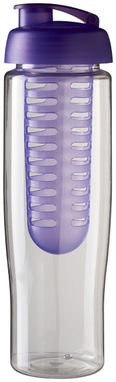 Бутылка спортивная H2O Tempo , цвет прозрачный, пурпурный - 21004107- Фото №3