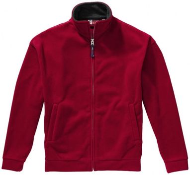 Куртка флисовая Nashville мужская, цвет красный с серым  размер S-XXXXL - 31750741- Фото №3