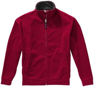 Куртка флисовая Nashville мужская, цвет красный с серым  размер S-XXXXL - 31750741- Фото №4
