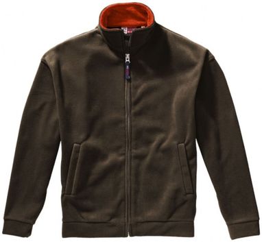 Куртка флисовая Nashville мужская, цвет коричневый с оранжевым  размер S-XXXXL - 31750853- Фото №5