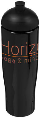 Бутылка спортивная H2O Tempo , цвет сплошной черный - 21004211- Фото №2