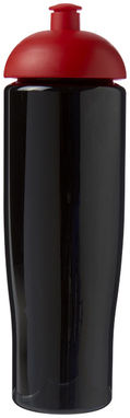 Бутылка спортивная H2O Tempo , цвет сплошной черный, красный - 21004214- Фото №3