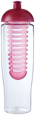 Пляшка спортивна H2O Tempo , колір прозорий, рожевий - 21004306- Фото №3