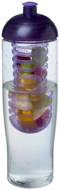 Бутылка спортивная H2O Tempo , цвет прозрачный, пурпурный - 21004307- Фото №1