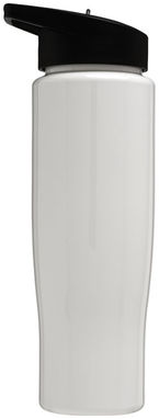 Пляшка спортивна H2O Tempo , колір білий, суцільний чорний - 21004402- Фото №4