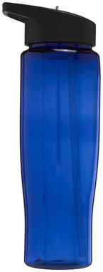 Бутылка спортивная H2O Tempo , цвет синий, сплошной черный - 21004403- Фото №4