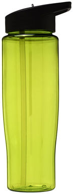 Пляшка спортивна H2O Tempo , колір лайм, суцільний чорний - 21004404- Фото №3