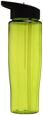 Пляшка спортивна H2O Tempo , колір лайм, суцільний чорний - 21004404- Фото №4