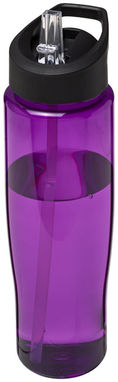 Пляшка спортивна H2O Tempo , колір пурпурний - 21004407- Фото №1